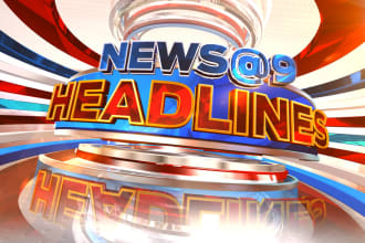 create professional news graphics, channel branding