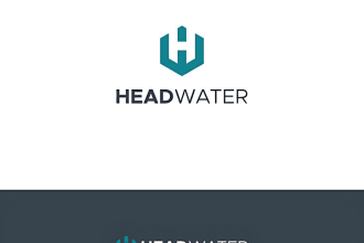 design modern tech, startup, crypto, software, app and technology logo
