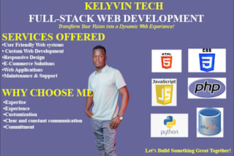 develop HTML, CSS, javascript, and PHP web applications