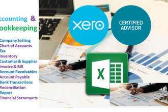 do bookkeeping and accounting expert services in xero