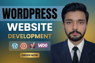create wordpress website or business website
