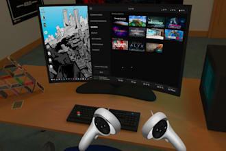 develop virtual reality games or applications