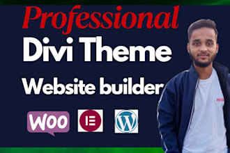 be your divi expert for divi theme ,divi builder wordpress website design
