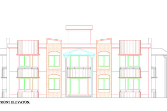 draw 2d elevation in autocad