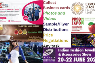 attend trade fairs and business expos to get info for you