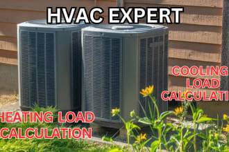do hvac calculation and duct design for permit