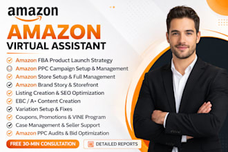 be amazon fba virtual assistant, amazon ppc expert
