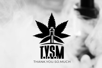 make premium quality cannabis, weed, cbd logo design