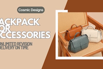 create professional tech packs for fashion accessory line
