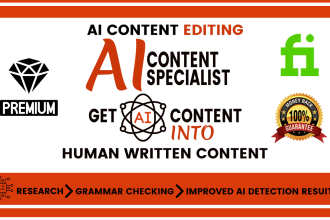 edit ai content, rewrite content as ai content writer
