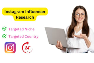 research and find best instagram influencer