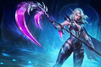 paint detailed game art and splash art