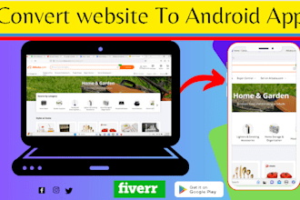 convert website to android mobile app
