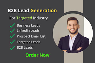 do b2b lead generation and build prospect email list