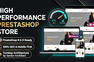 build a high performance prestashop 8 or prestashop 9 store