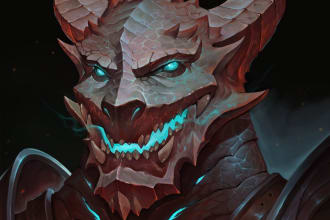 paint fantasy character for you