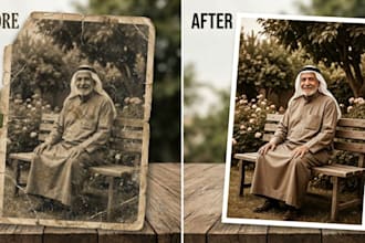 perfectly restore, fix, and colorize your old photos
