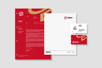 design business cards, letterhead, email signature, poster