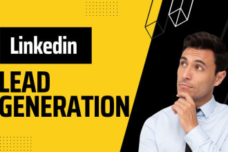 do b2b lead generation, prospect list, linkedin, and email list building