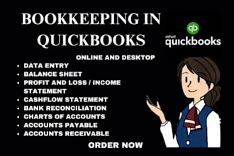 do accounting and bookkeeping in quickbooks online