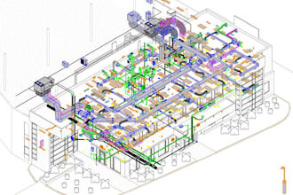 make hvac, mep, plumbing, electrical, design and drawings