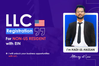 register US llc and ein for non US residents
