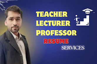 revamp your teacher, academic, professor and lecturer resume