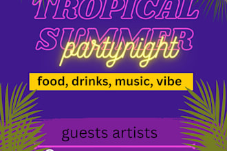 design you a creative event flyer