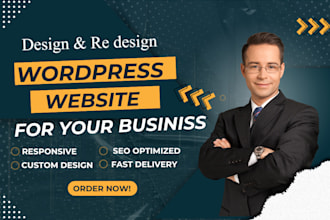 design and develop a professional wordpress website and blog