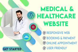 make a  medical and healthcare website