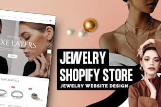 create jewelry shopify store necklace ring jewelry website jewelry dropshipping