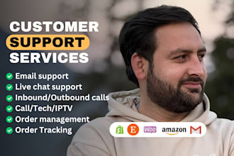 provide customer service support, live chat support and email support
