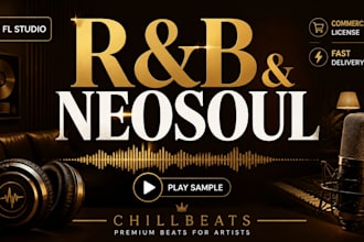 create smooth rnb and neosoul beats with full rights