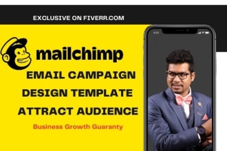 design your mailchimp email newsletter campaign