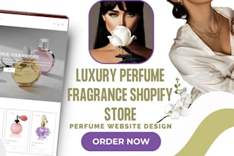 build perfume shopify store fragrance perfume store cologne dropshipping website