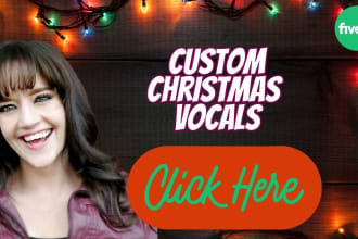sing gorgeous christmas vocals
