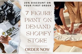 design profitable print on demand store pod logo hat tie hood shirt pod store