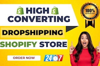 build a high converting dropshipping shopify store shopify website