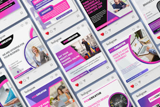 be your professional sm post creator for your business