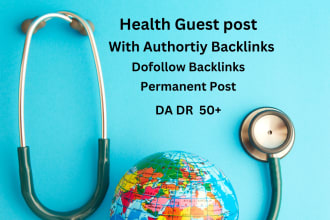 do high da health guest post with authority health backlinks