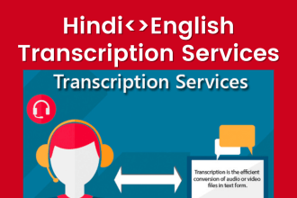 transcript mix hindi and english audio and video in 24 hours