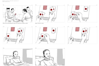 create a comic book, animation or movie storyboard