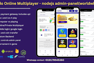 do zupee ludo game with admin panel , unity game development