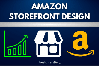 design amazon storefront or attractive amazon brand store