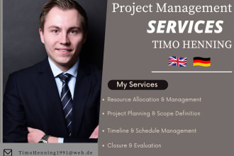 be your remote project manager