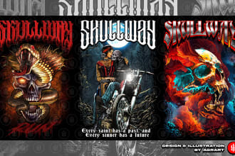 do custom vintage design for brand or poster or tshirt