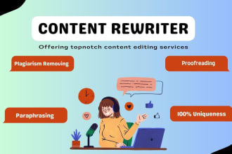 edit, paraphrase and humanize ai content