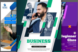 design promotional banner, poster or flyer