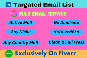 do provide niche targeted email list and active collect audience
