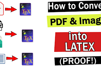convert any document to PDF latex using overleaf